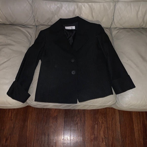 Jackets & Blazers - Black pinstripe blazer